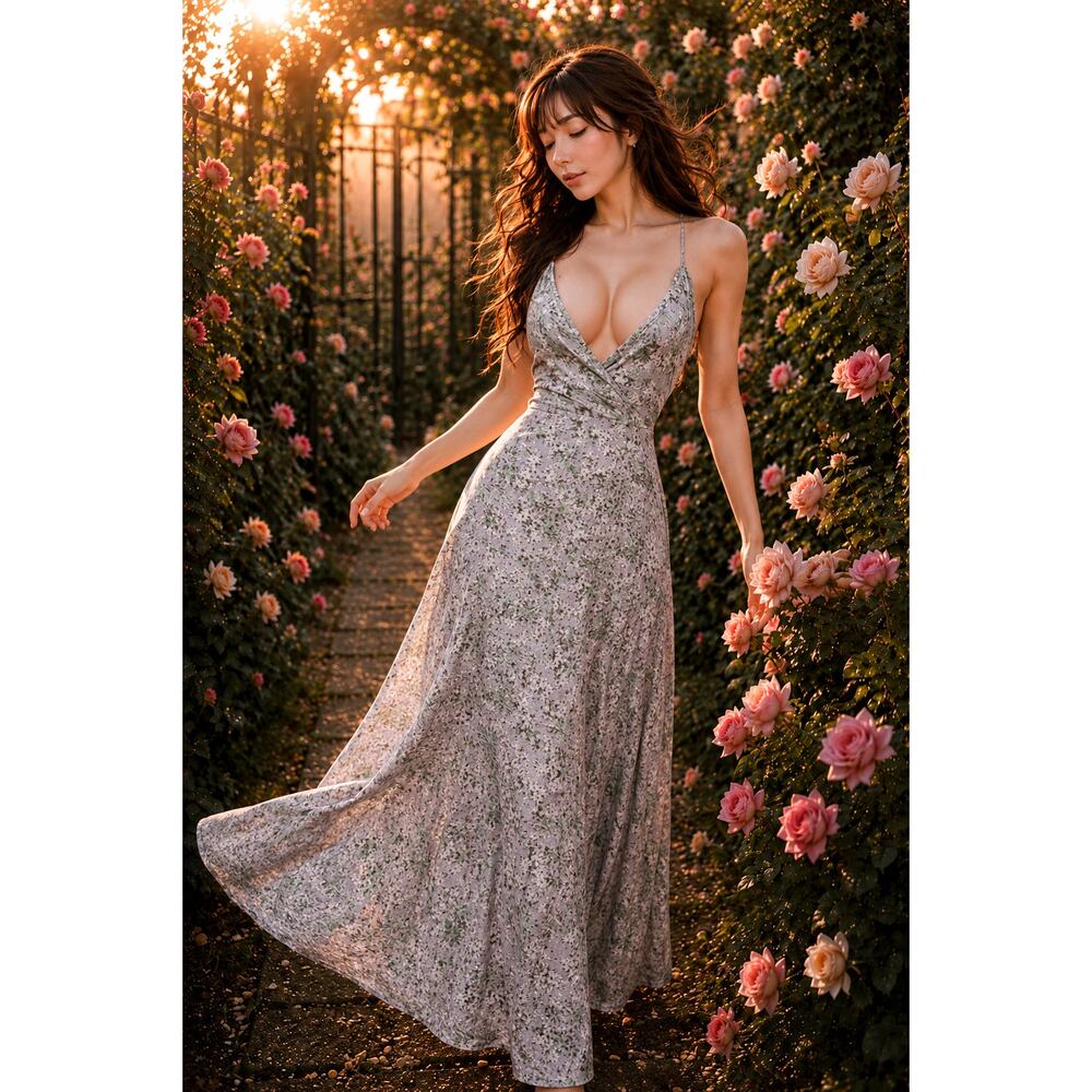 The Meadow Meets the Shore A flowing maxi Dress for Daydreamed Wanderings